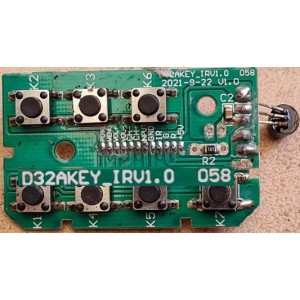 LINSAR LS32C12V IR KEY BOARD D32AKEY_IRV1.0